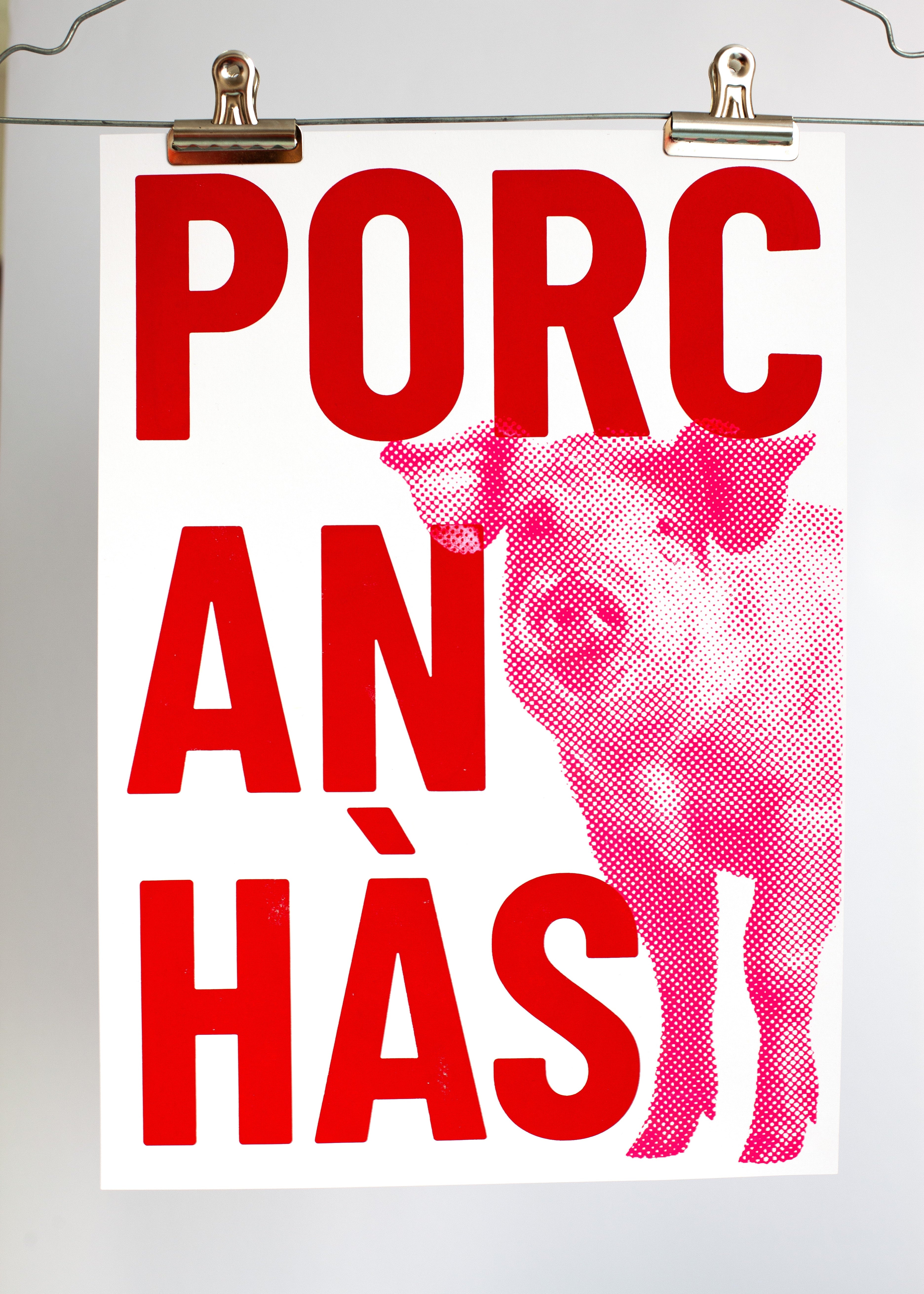 PORCANHAS • Affiche A3