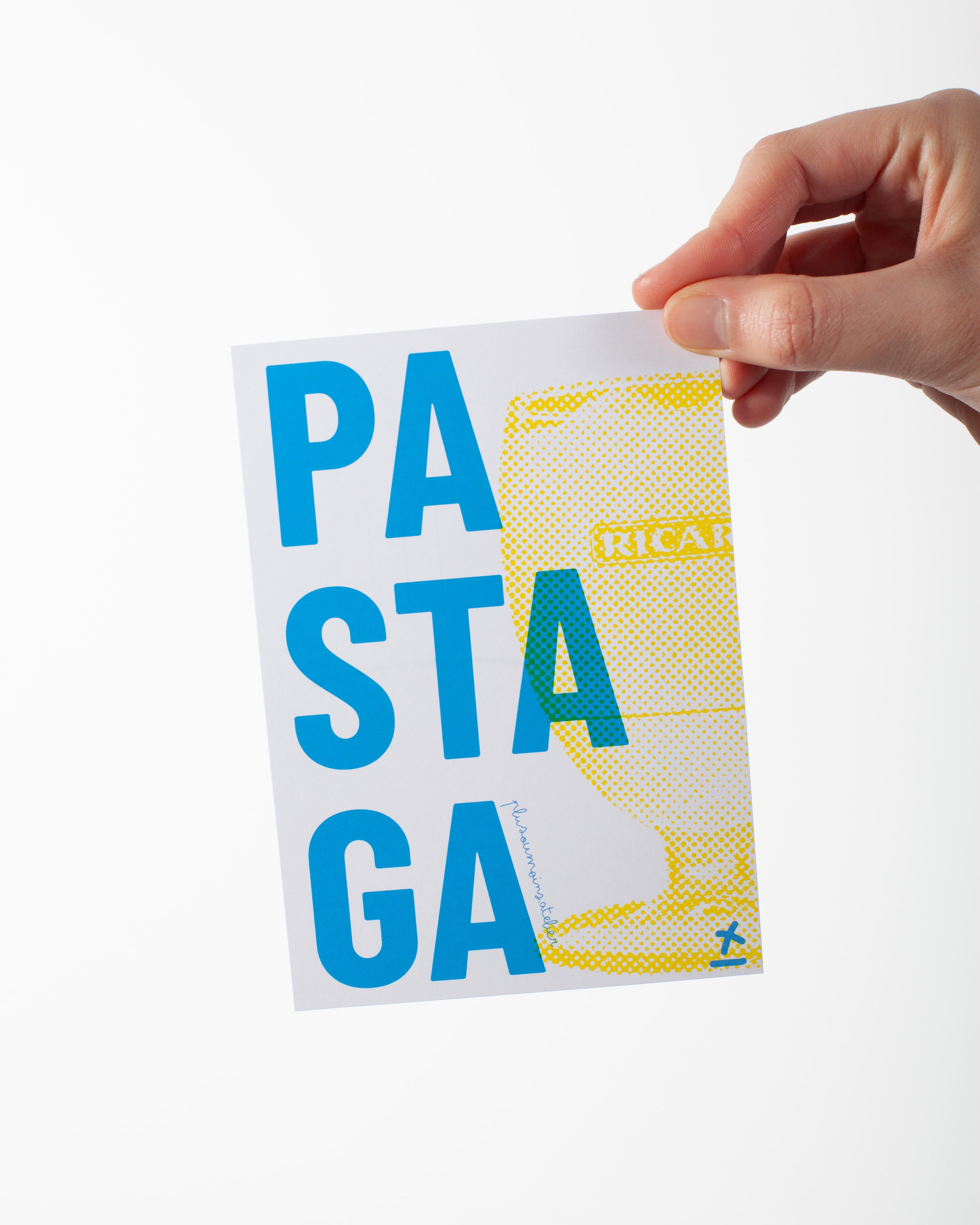 PASTAGA • Carte postale