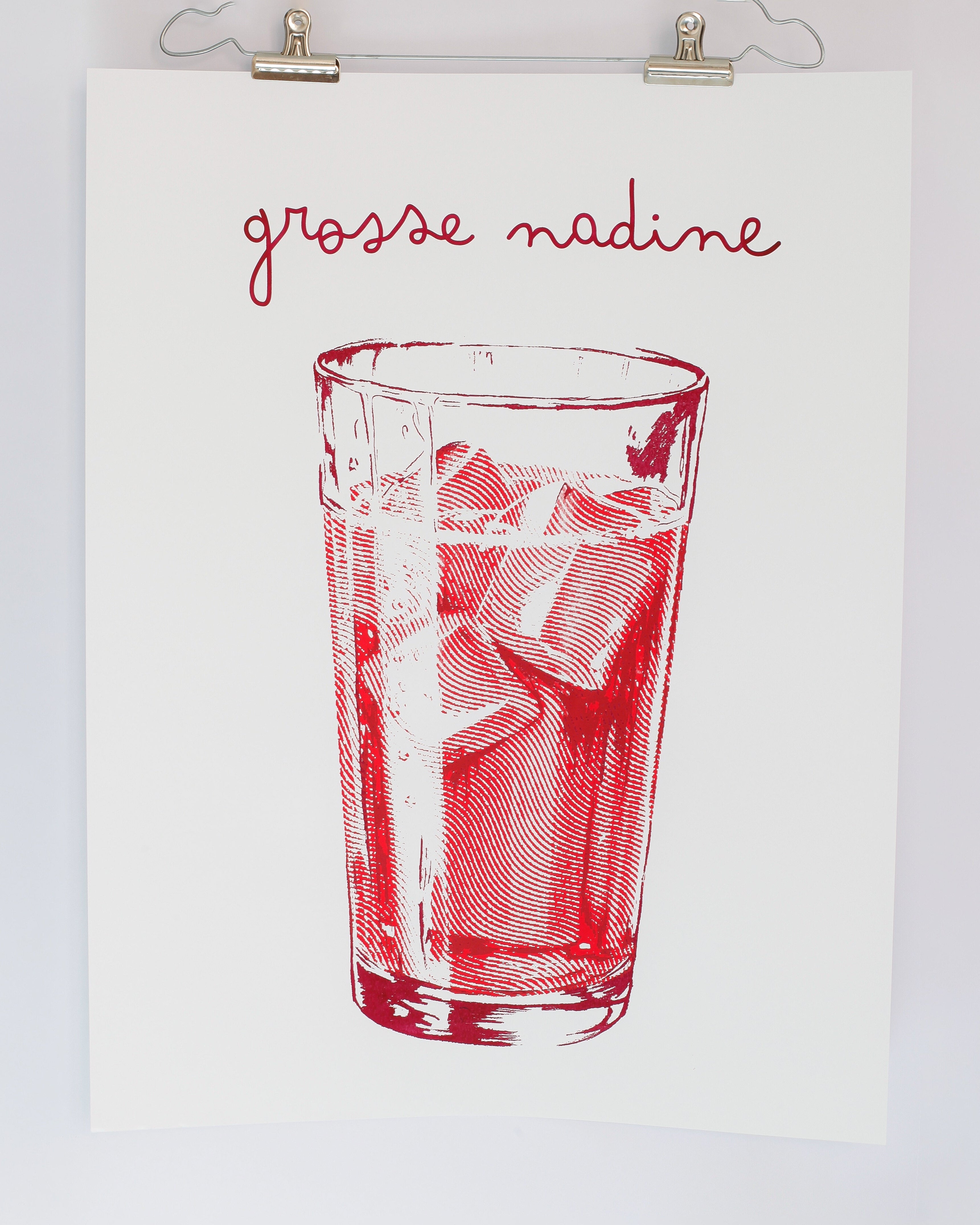 Grosse Nadine • Affiche