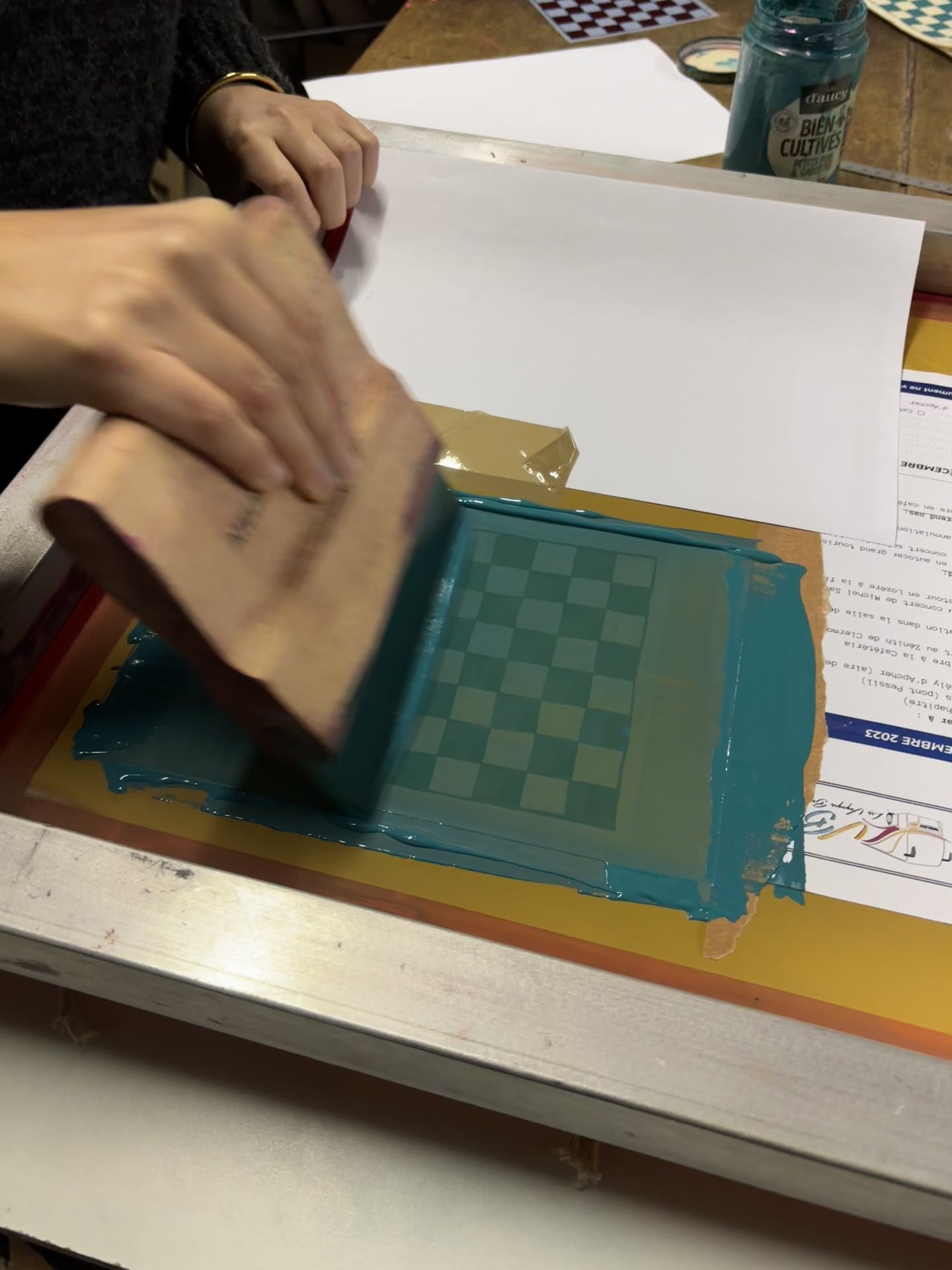 Jeu de Dame / Morpion • Baluchon